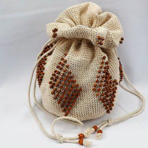 Emily Levine Crochet Tote Shoulder Bag